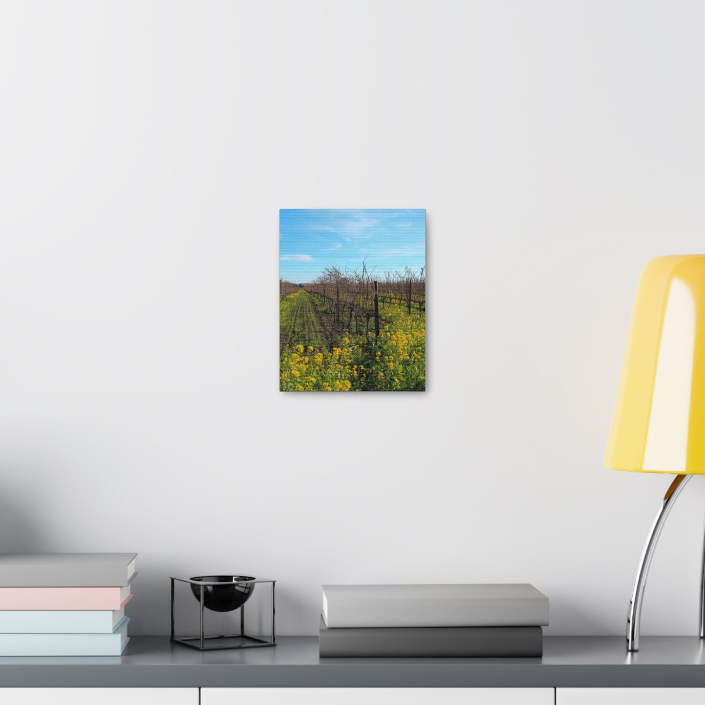 Mustard in the Vineyard Canvas