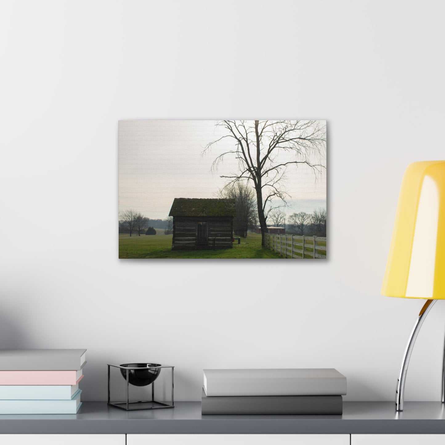 Historical School House Canvas