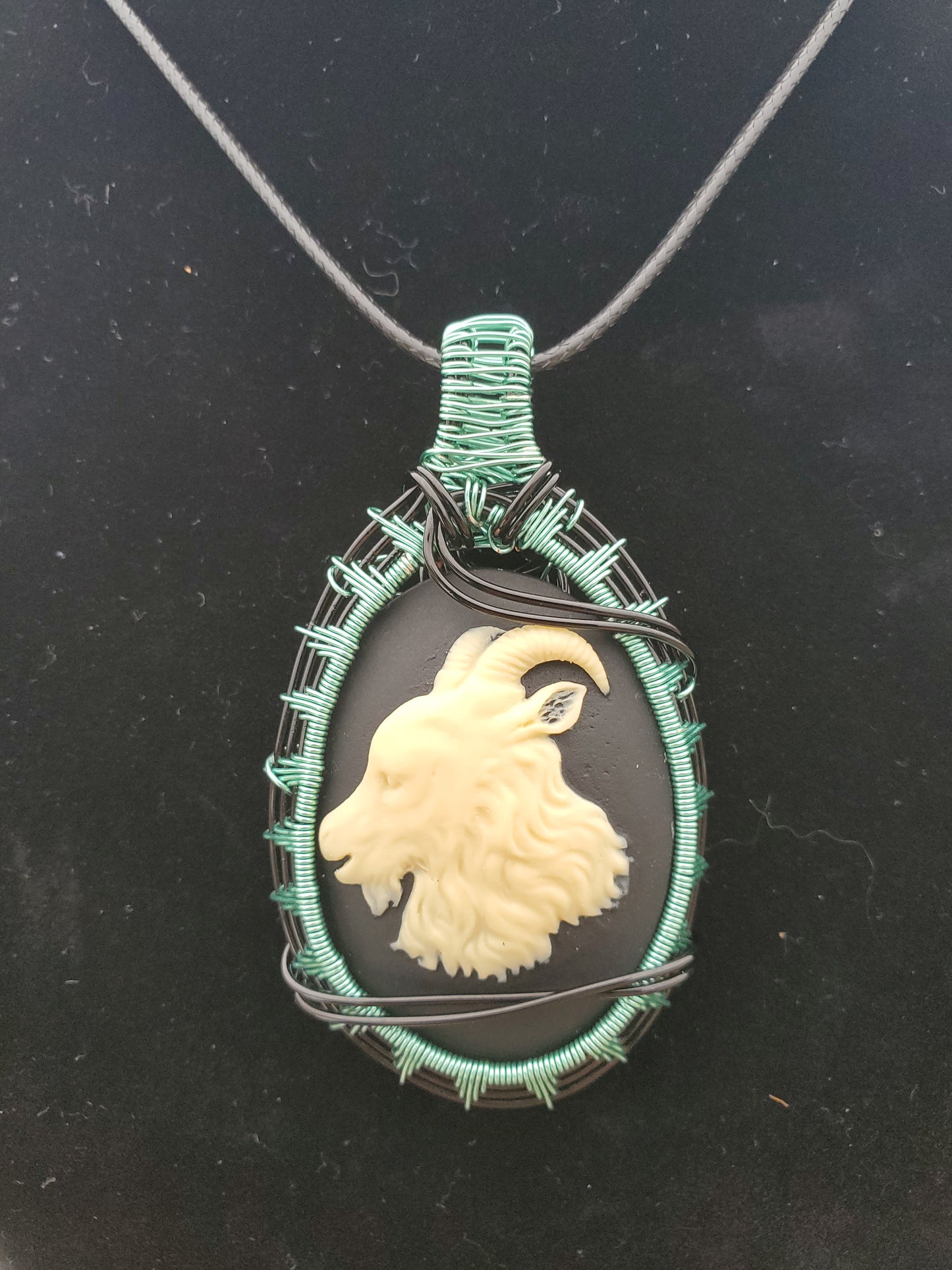 Capricorn Resin Pendant