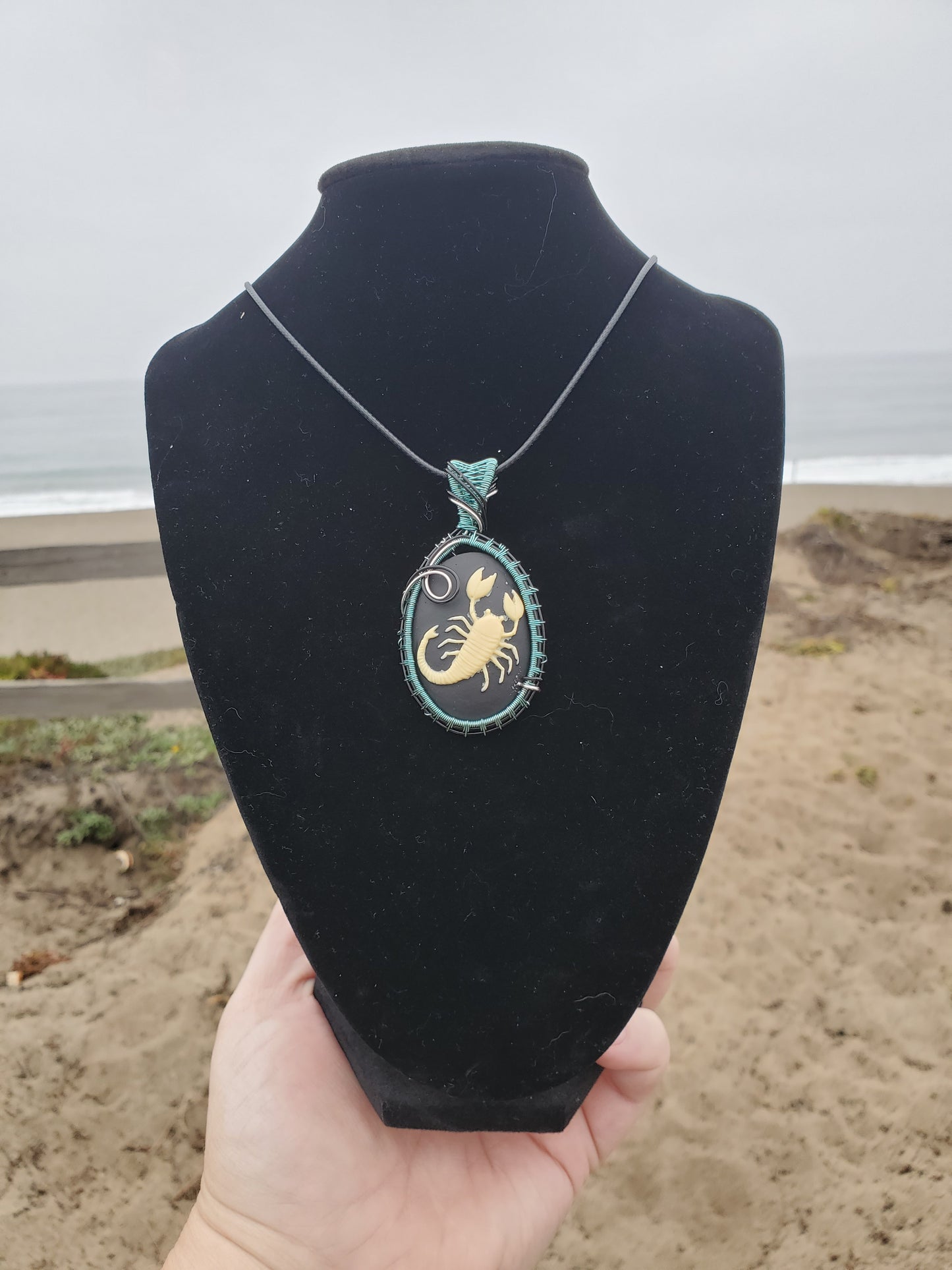 Scorpio Resin Pendant