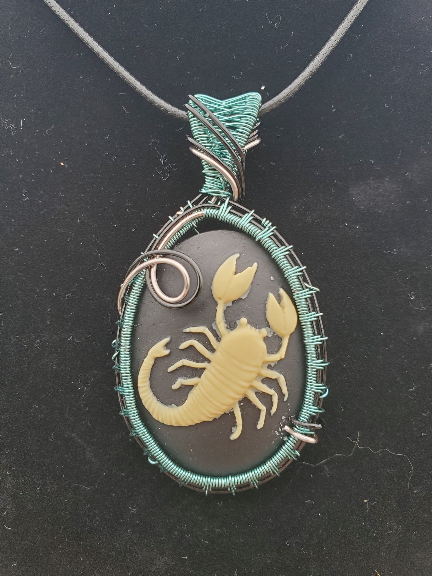 Scorpio Resin Pendant