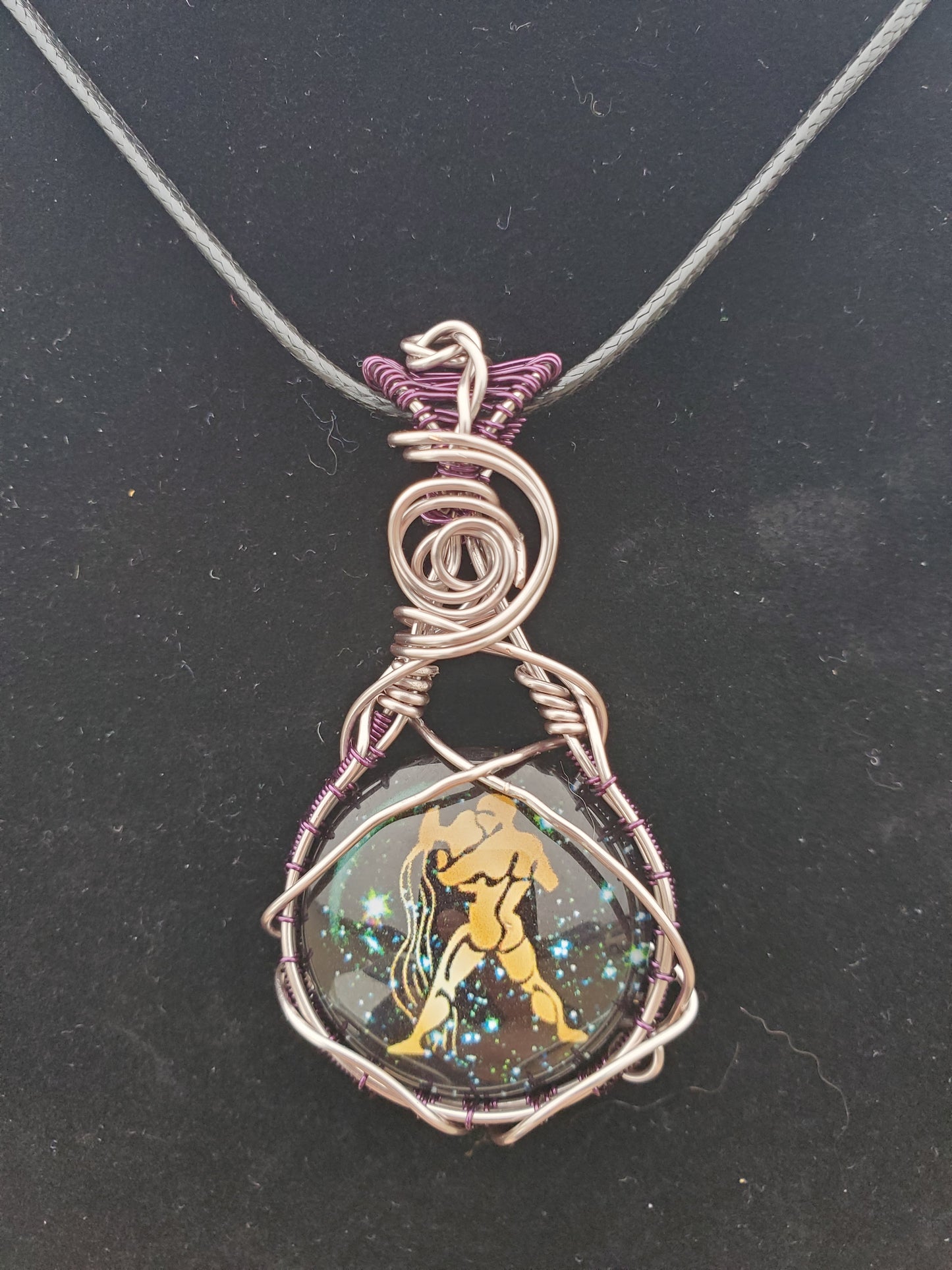 Aquarius Glass Pendant