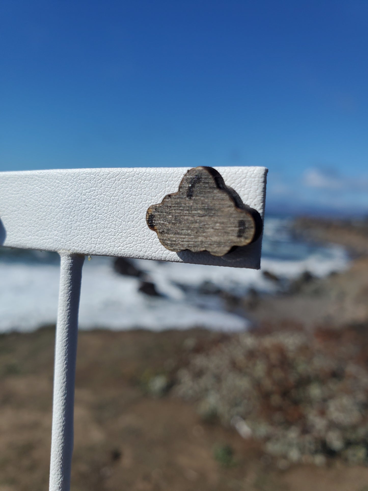 Wooden Cloud Studs