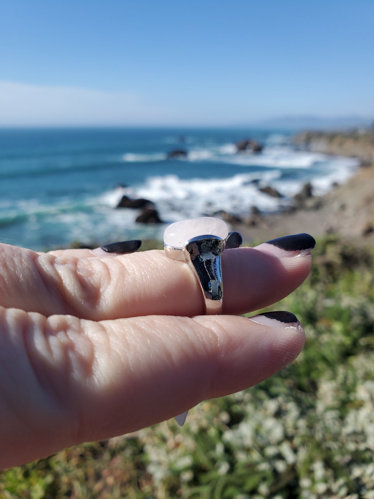 Clear Quartz Ring - Size 5