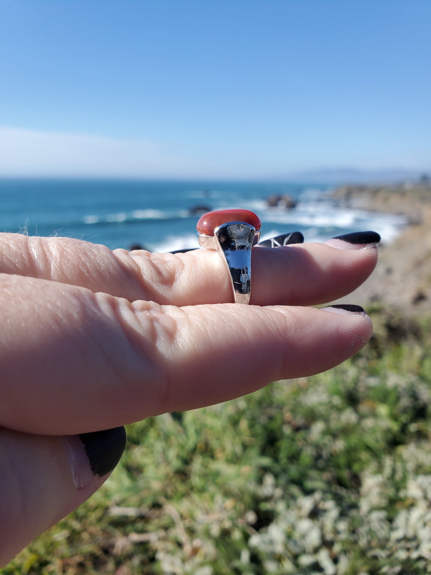 Agate Ring - Size 8.5