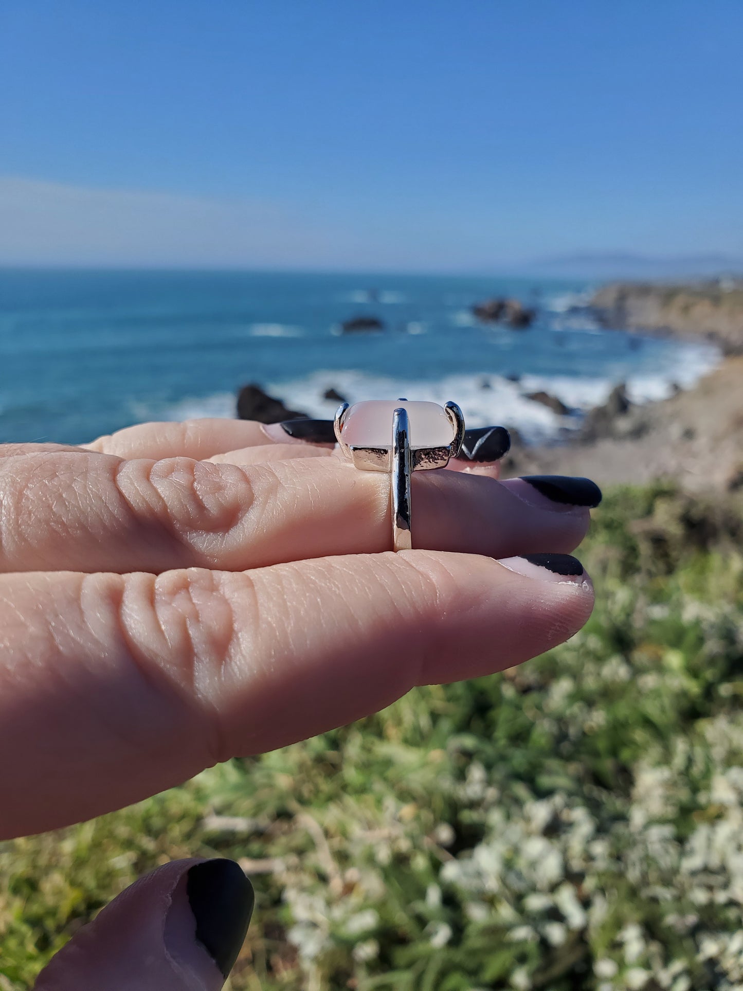 Clear Quartz Ring - Size 6