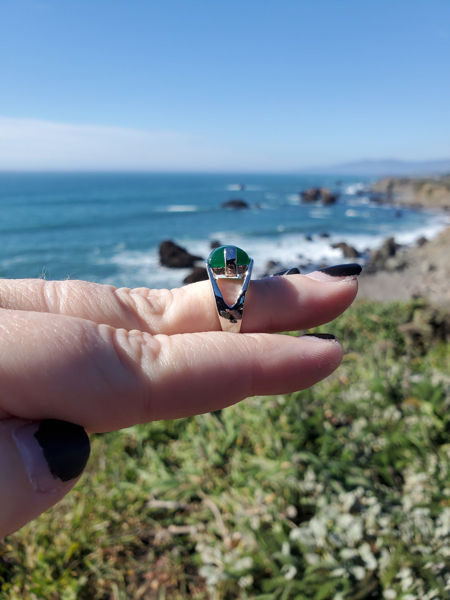 Agate Ring - Size 7.5