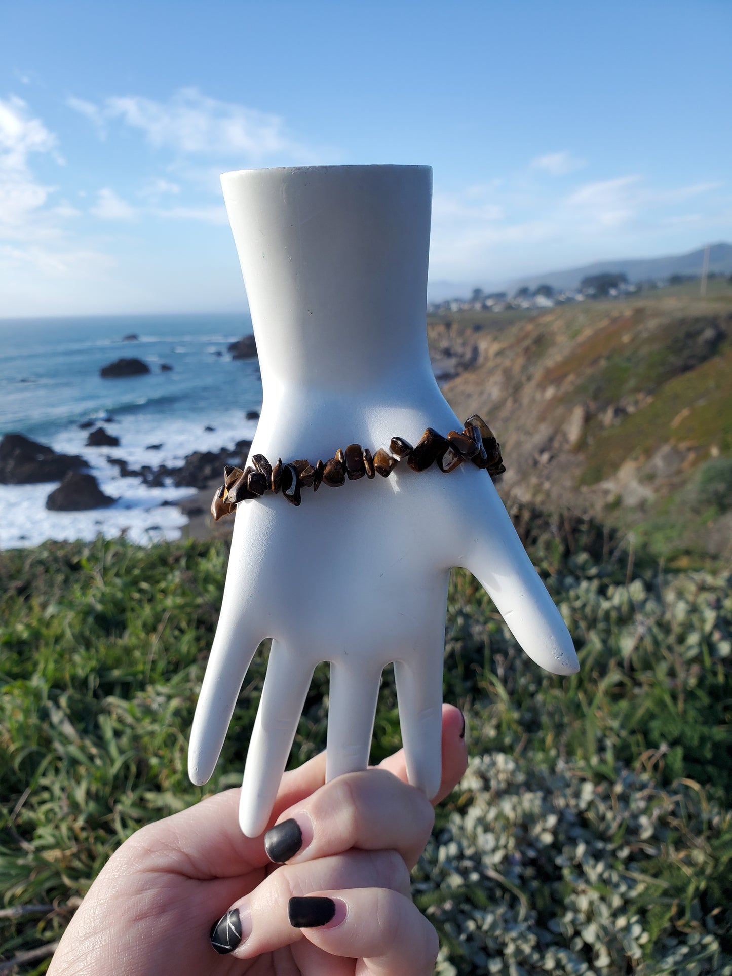 Tiger Eye Chip Bracelet