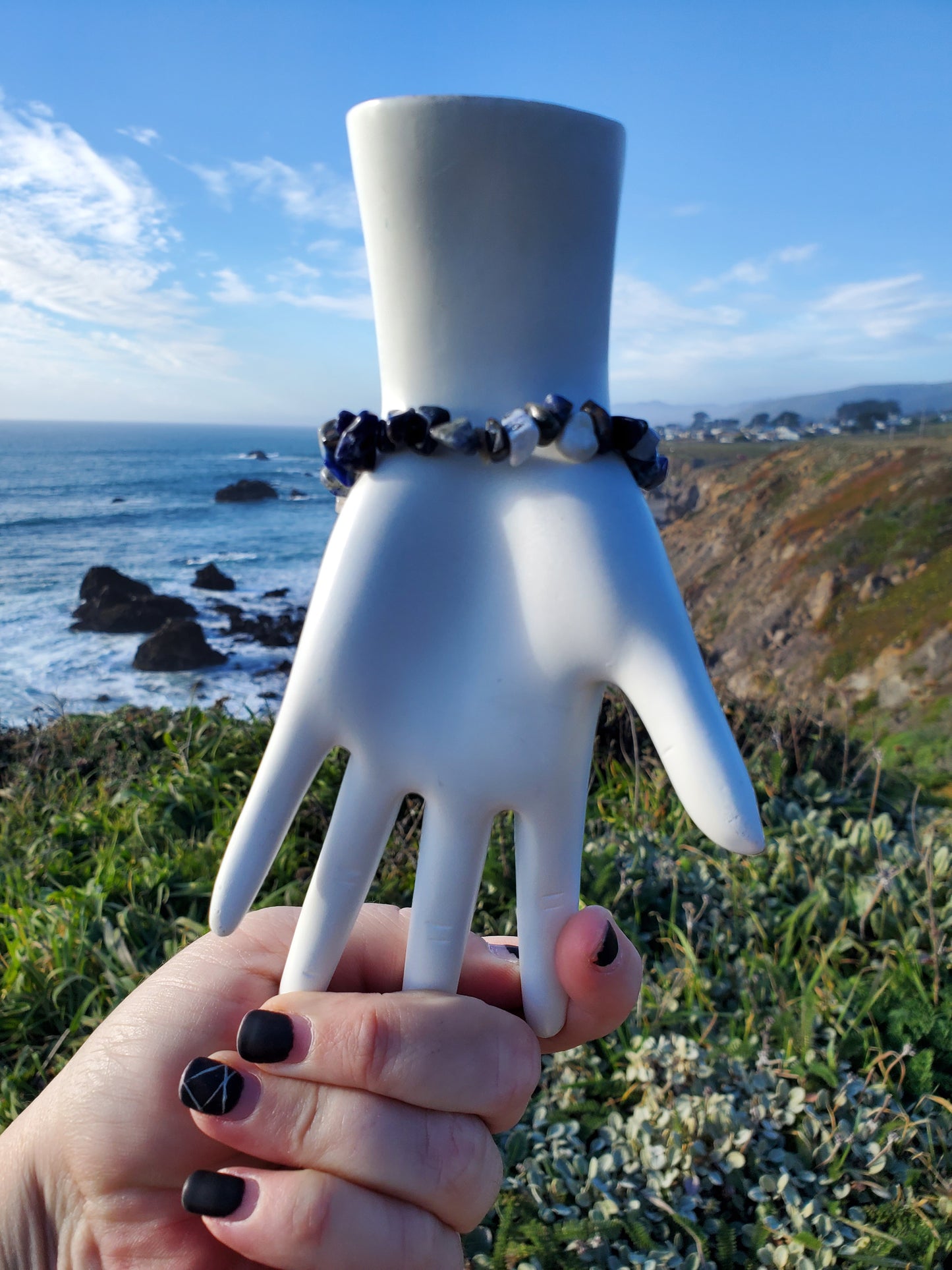 Sodalite Chip Bracelet