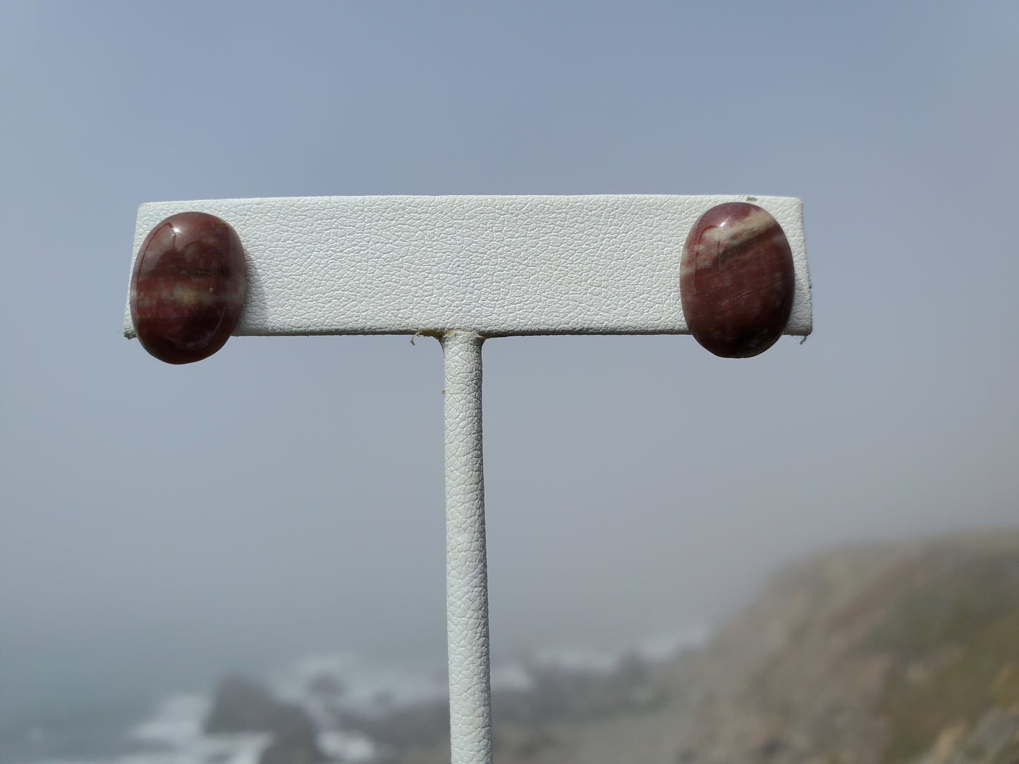 Jasper Stud Earrings