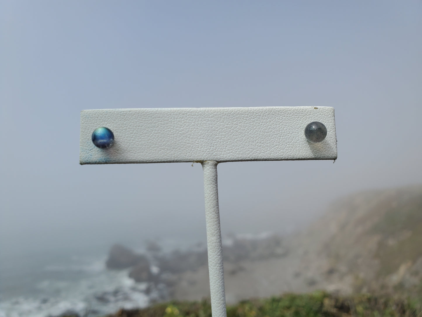 Labradorite Stud Earrings