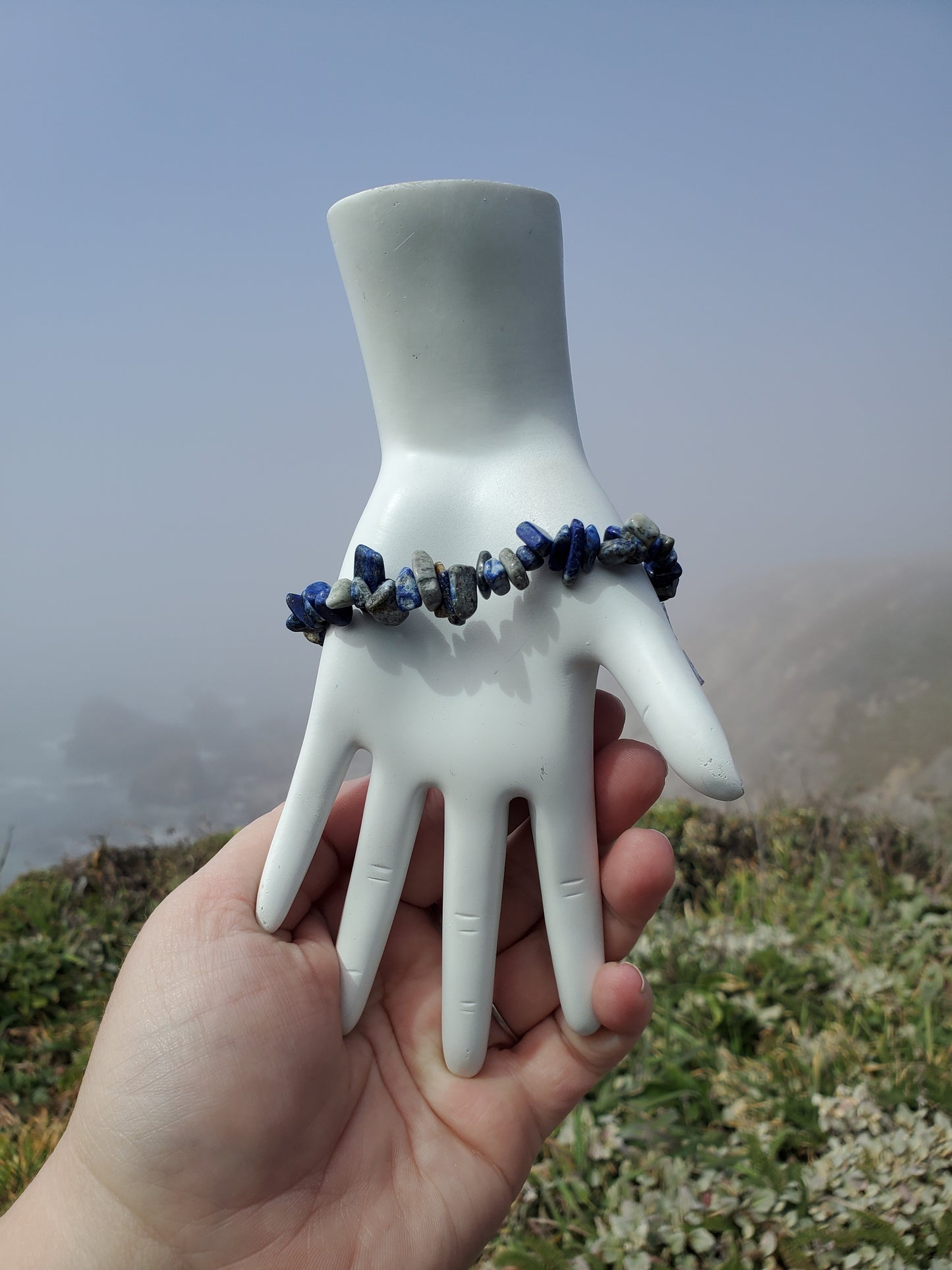 Lapis Lazuli Chip Bracelet