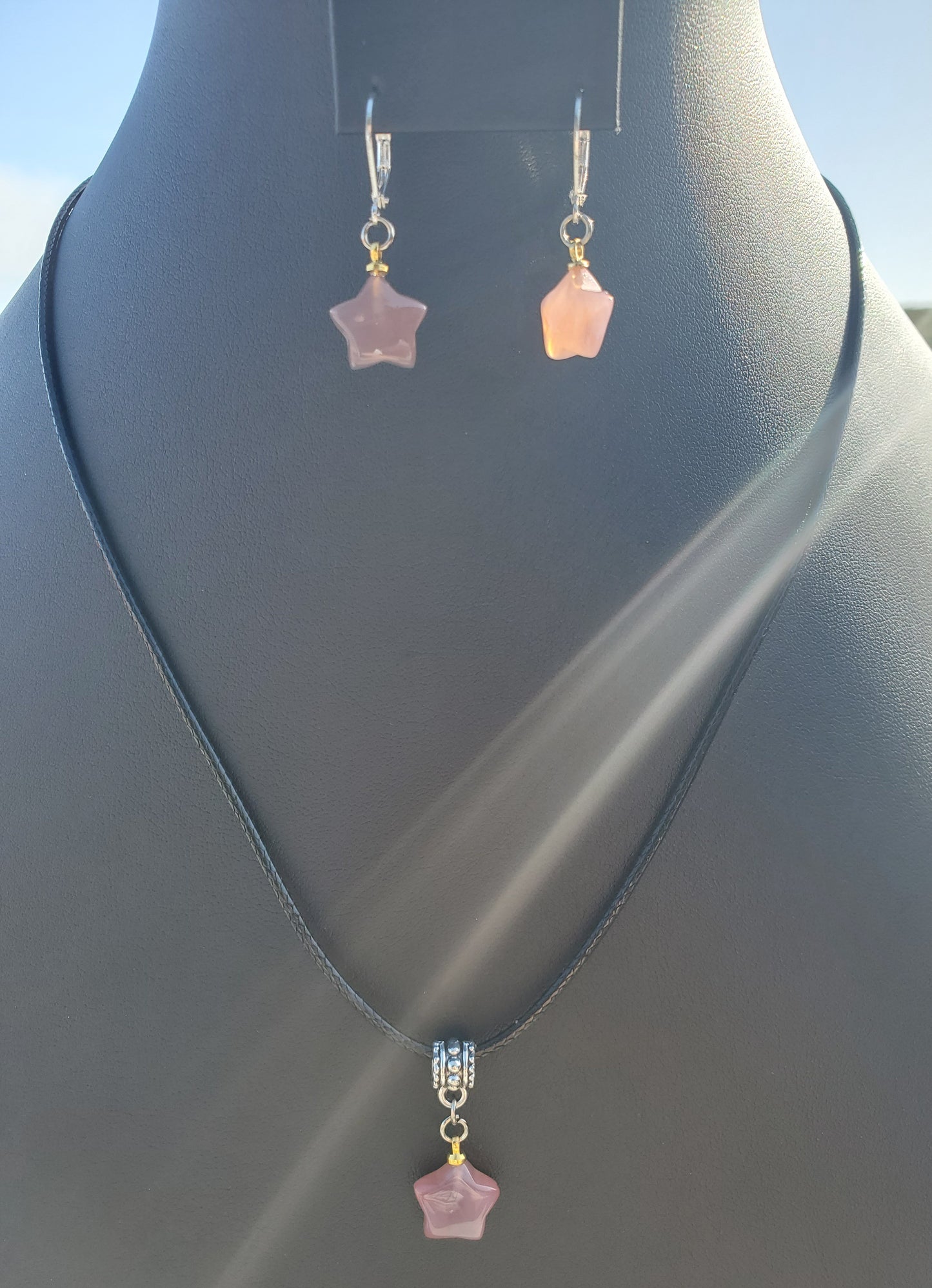 Peach Moonstone Set