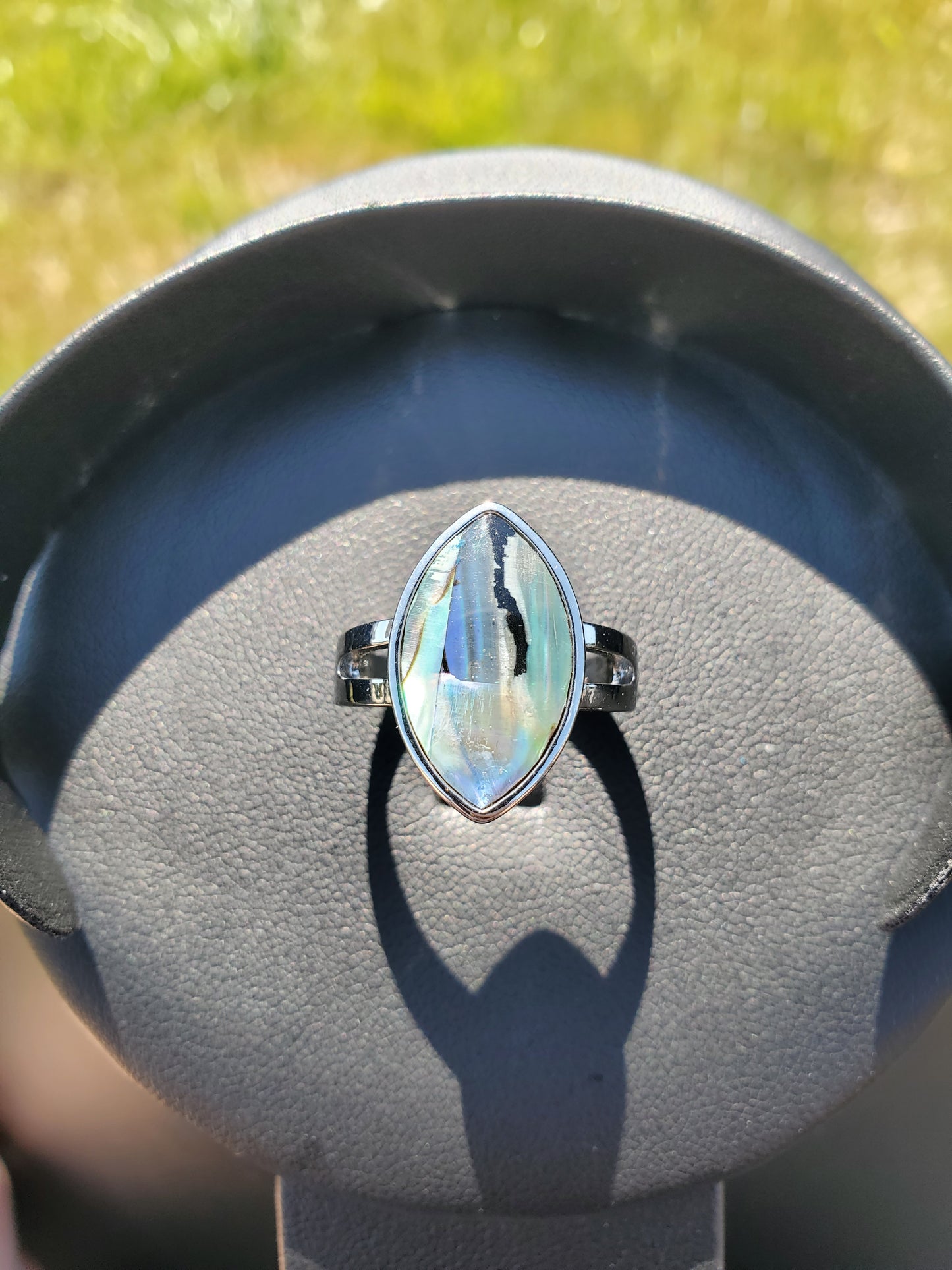 Abalone Marquise Ring