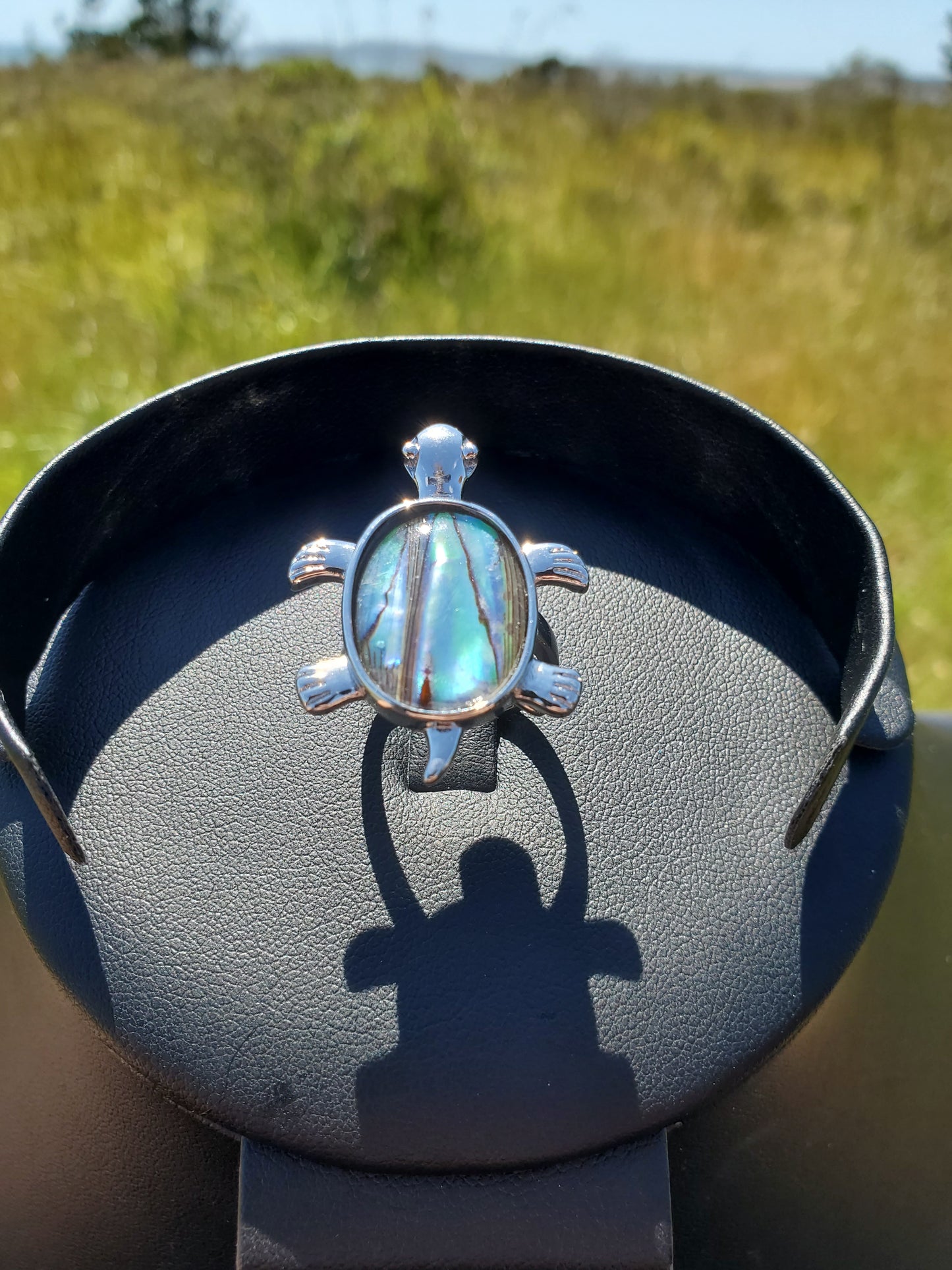 Abalone Turtle Ring