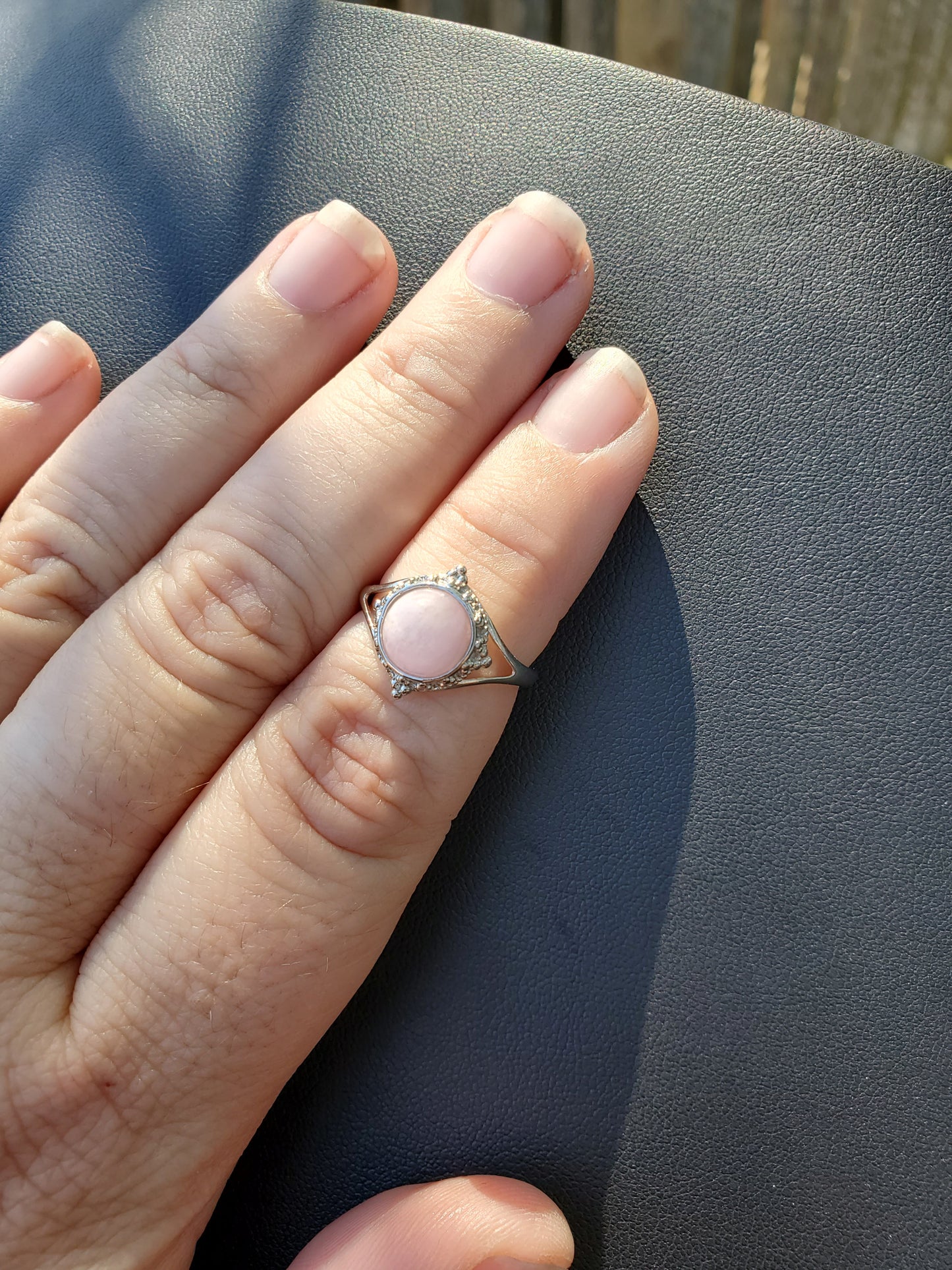 Kunzite Ring