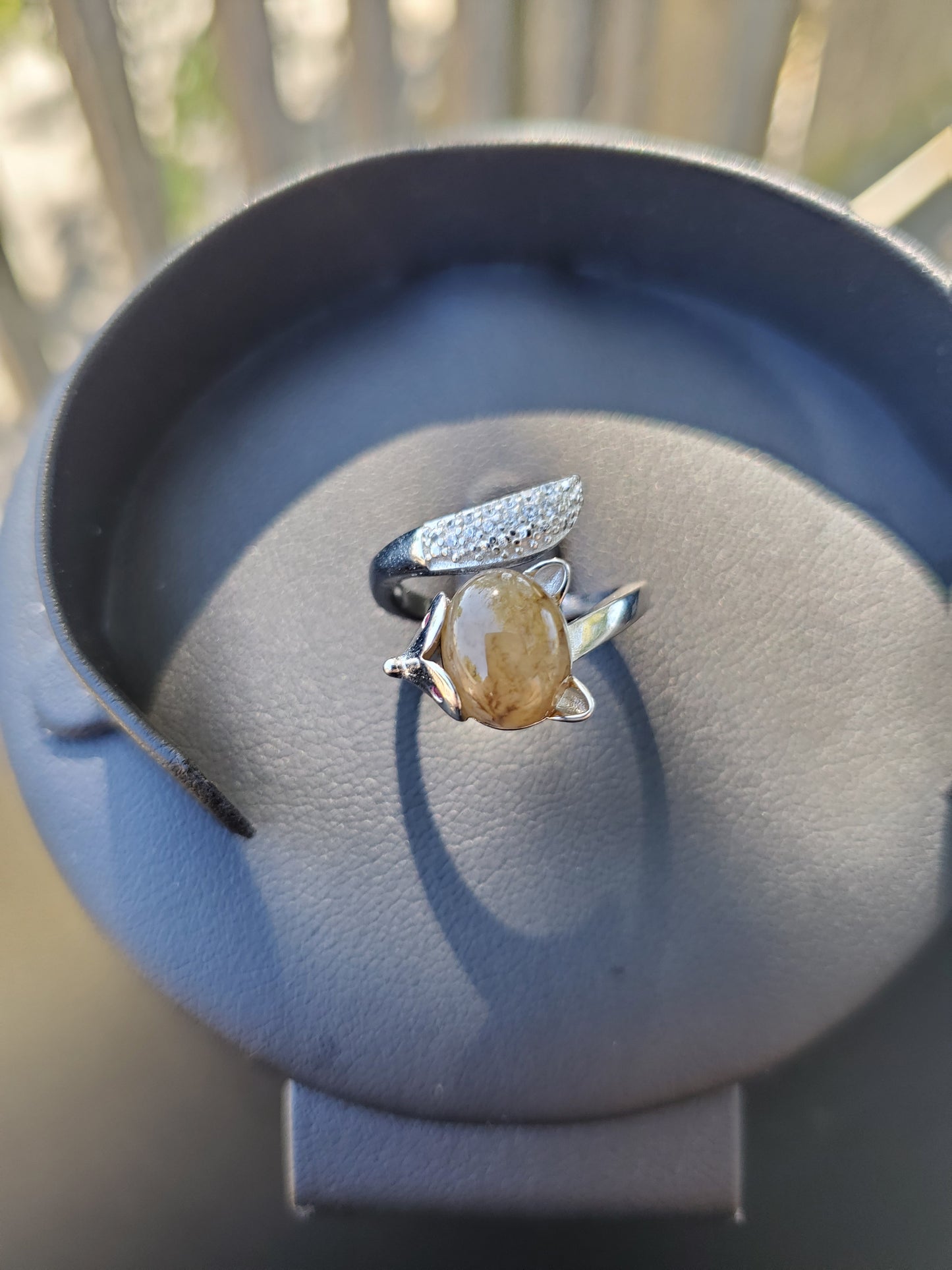Golden Healer Fox Ring