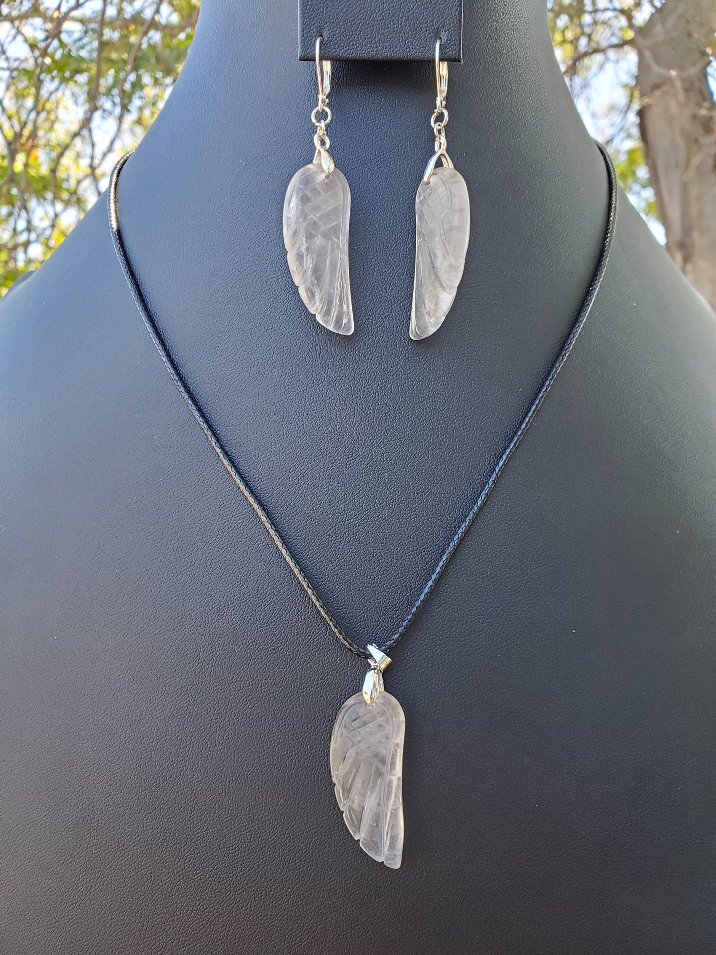 Clear Quartz Wing Set