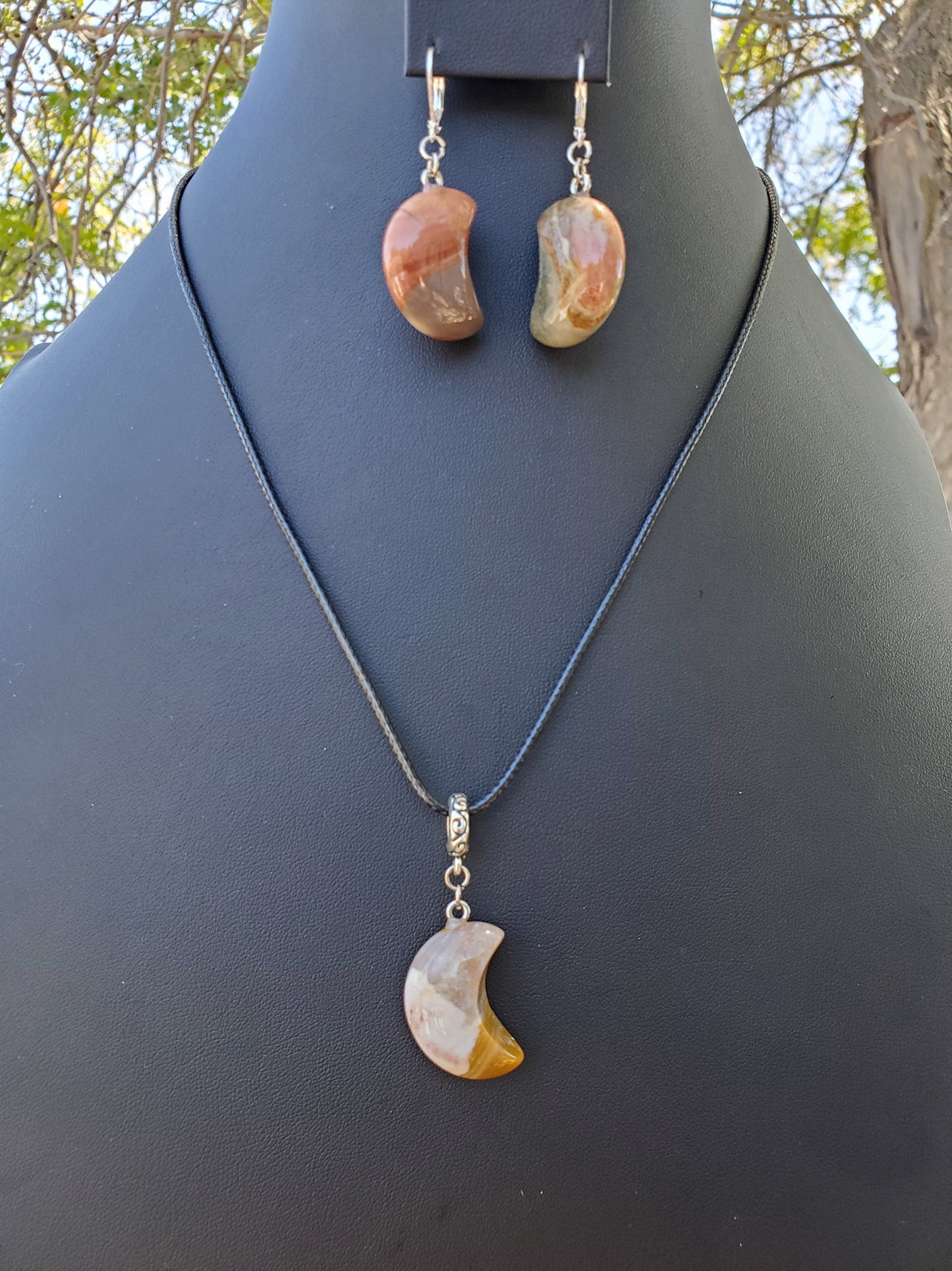 Polychrome Jasper Moon Set