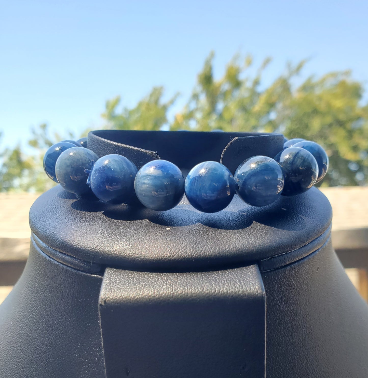 12mm High Quality Kyanite Bracelet