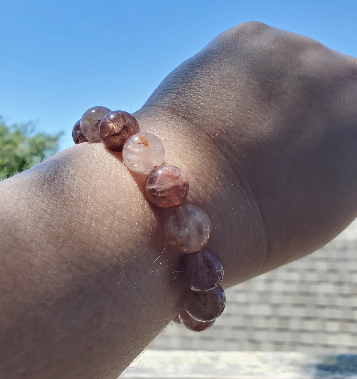 12mm Fire Quartz Bracelet