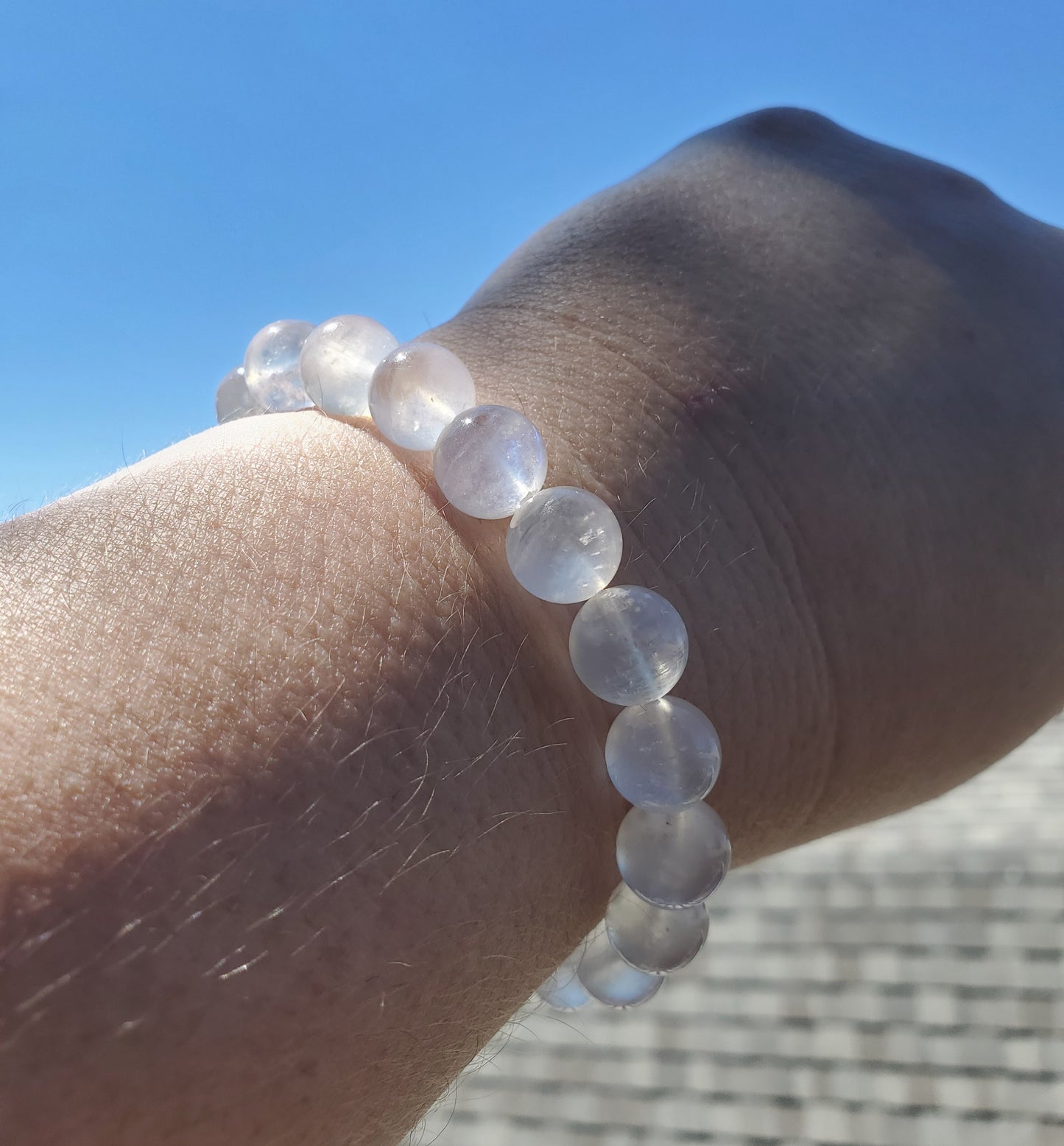 10mm High Quality Moonstone Bracelet