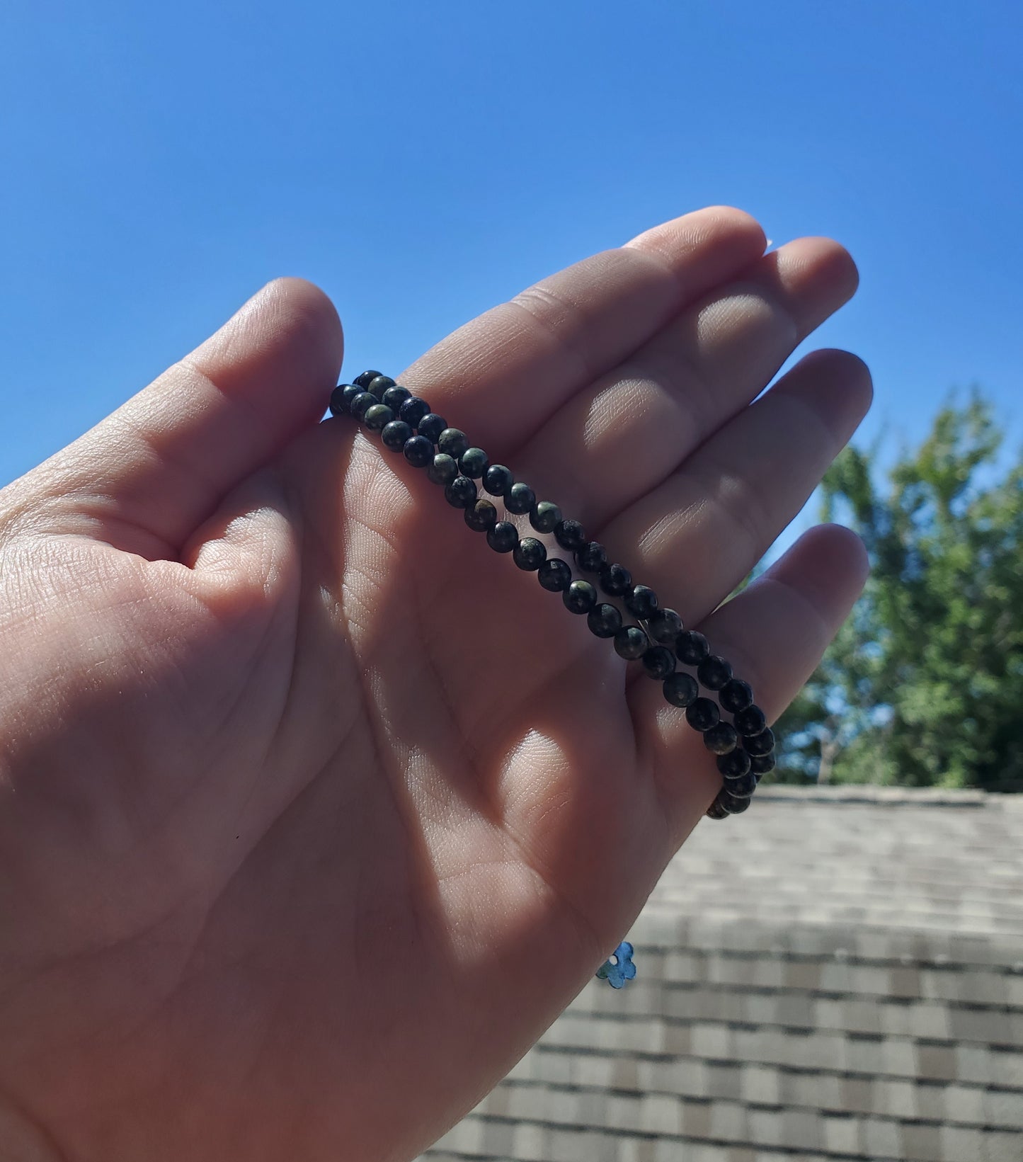 4mm Kambaba Jasper Double Wrap Bracelet/Necklace