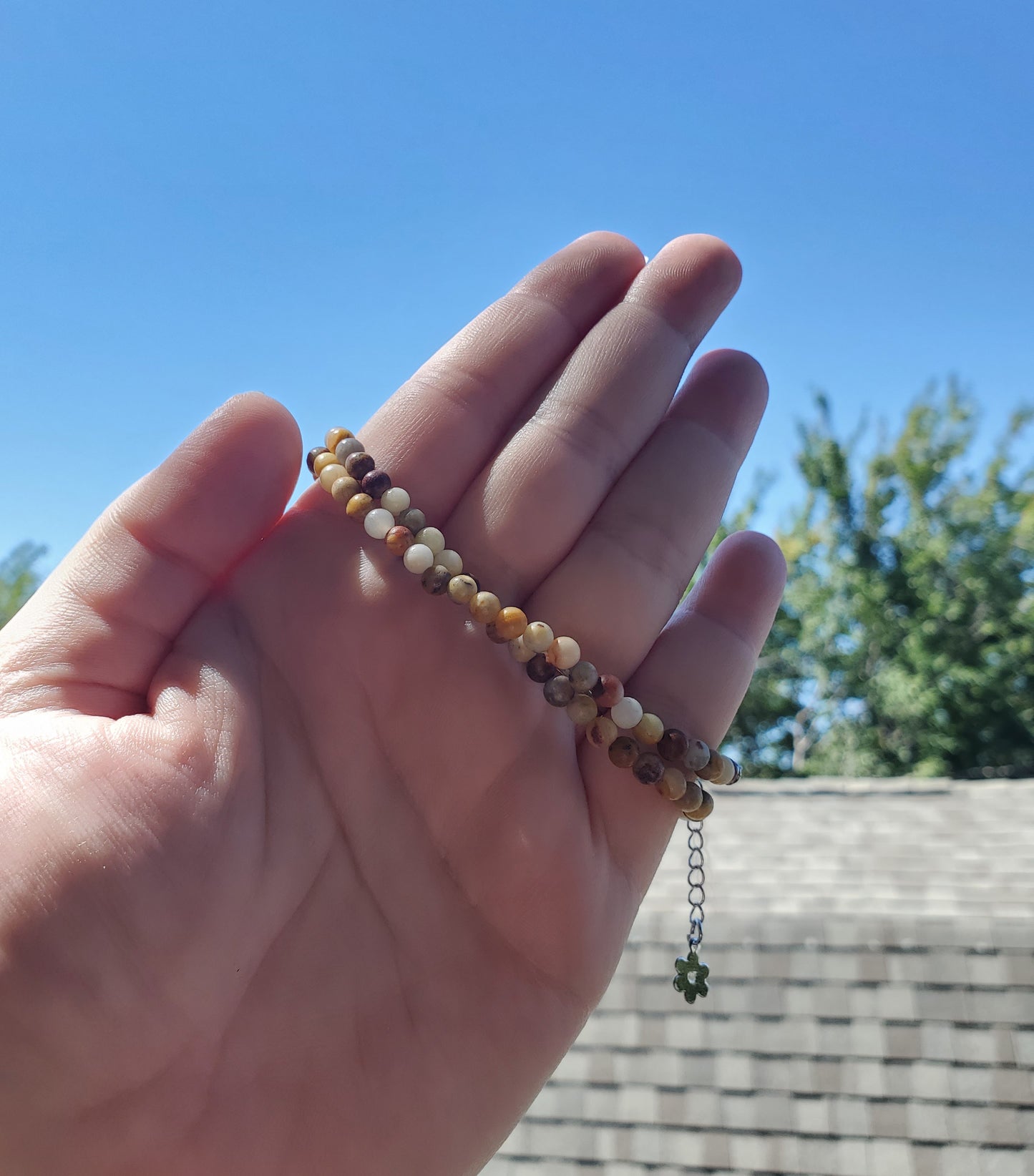 4mm Cherry Creek Jasper Double Wrap Bracelet/Necklace