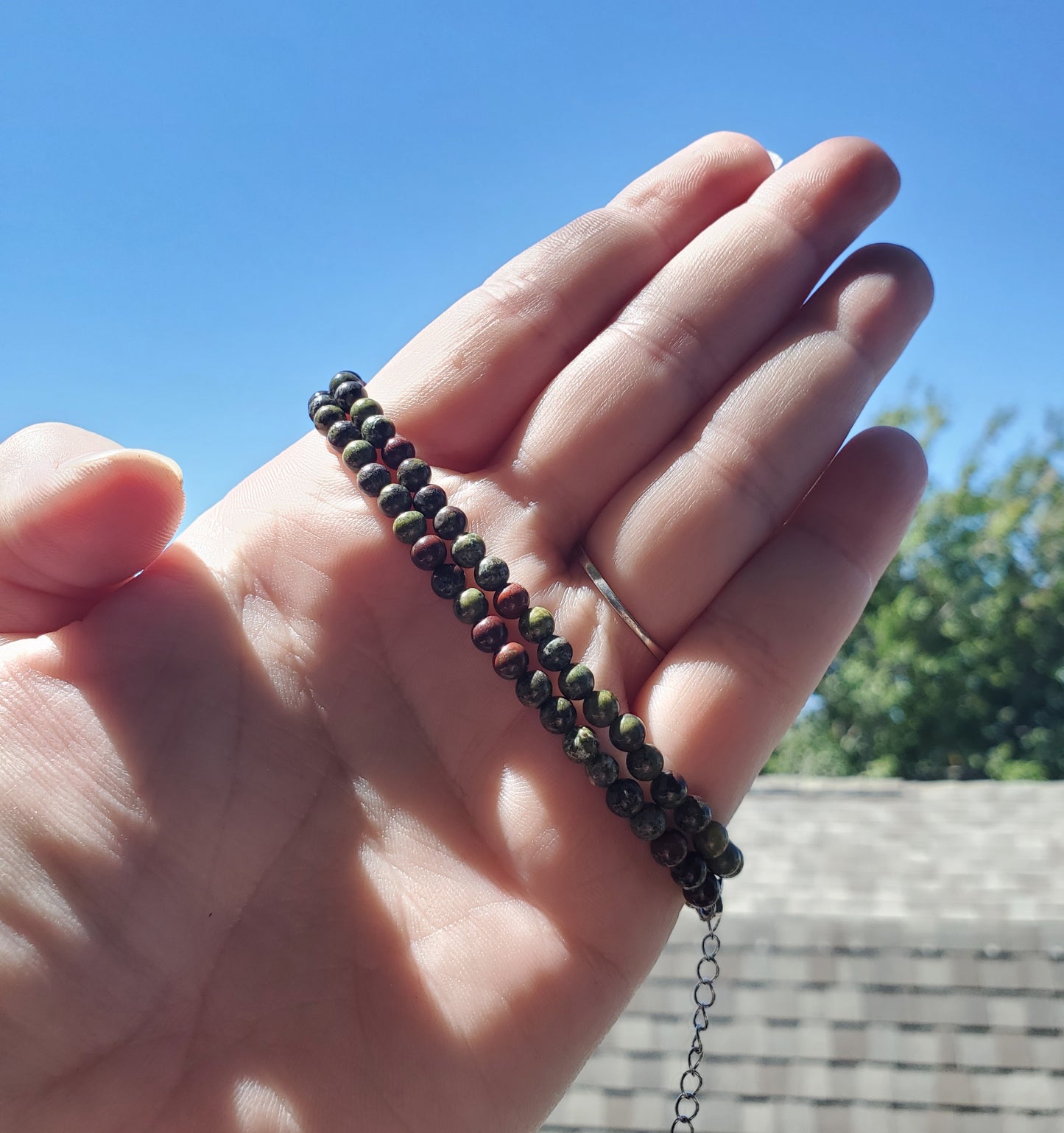 4mm Dragon Blood Double Wrap Bracelet/Necklace