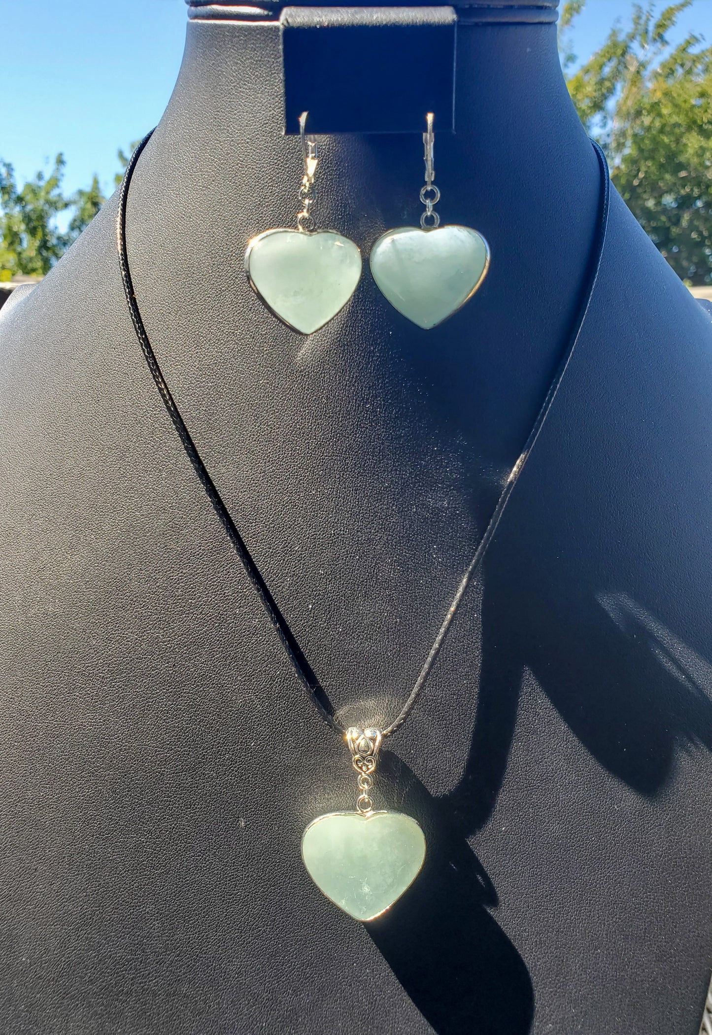 Aquamarine Heart Set