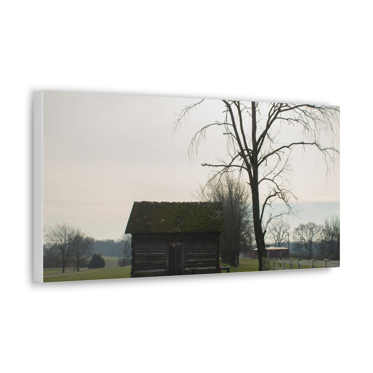 Historical School House Canvas