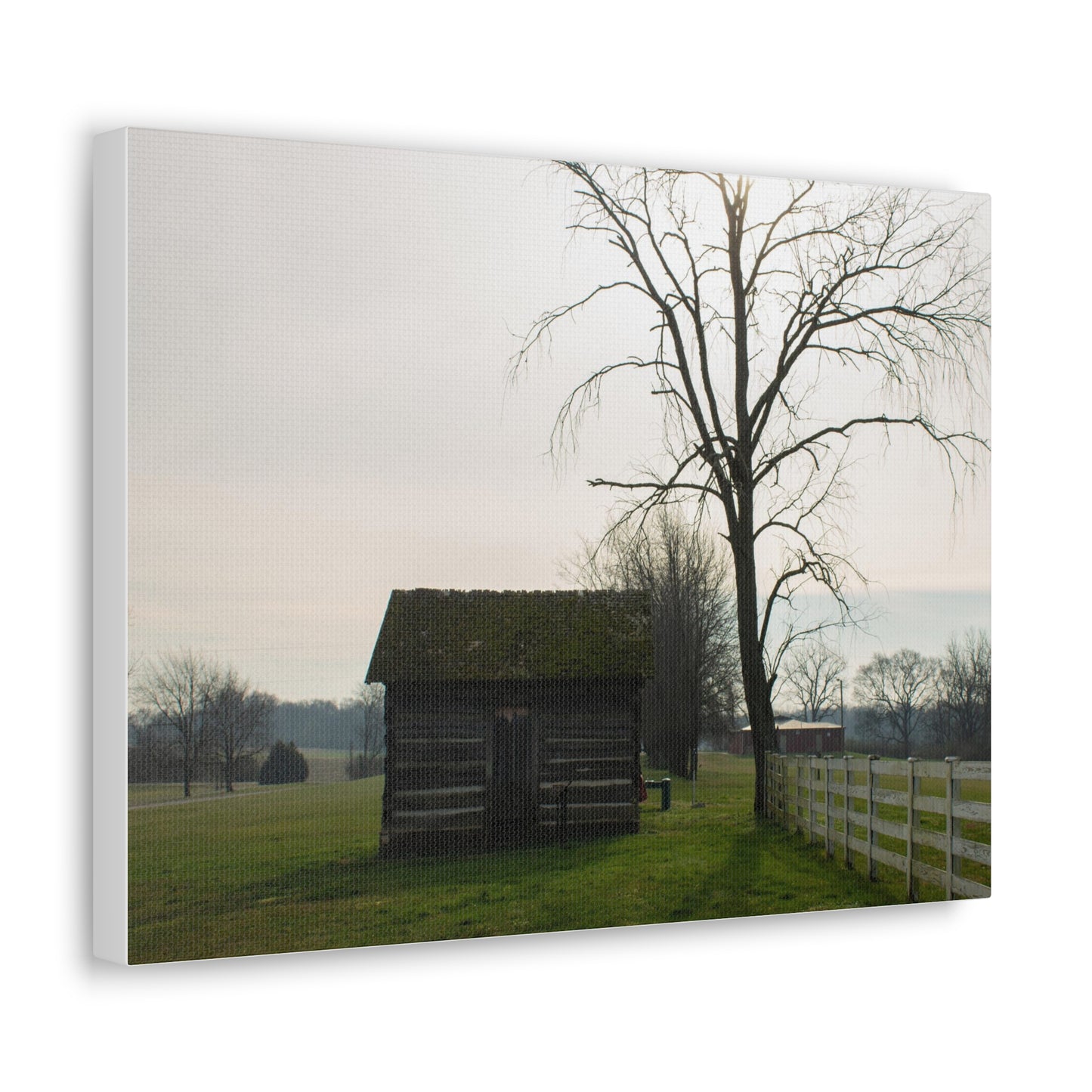 Historical School House Canvas