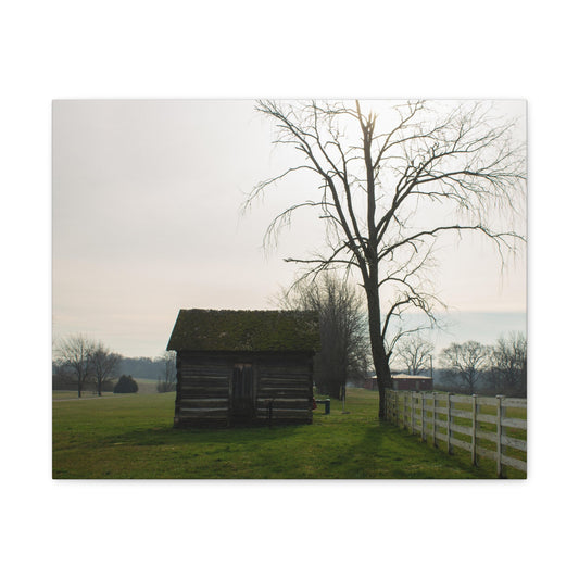 Historical School House Canvas