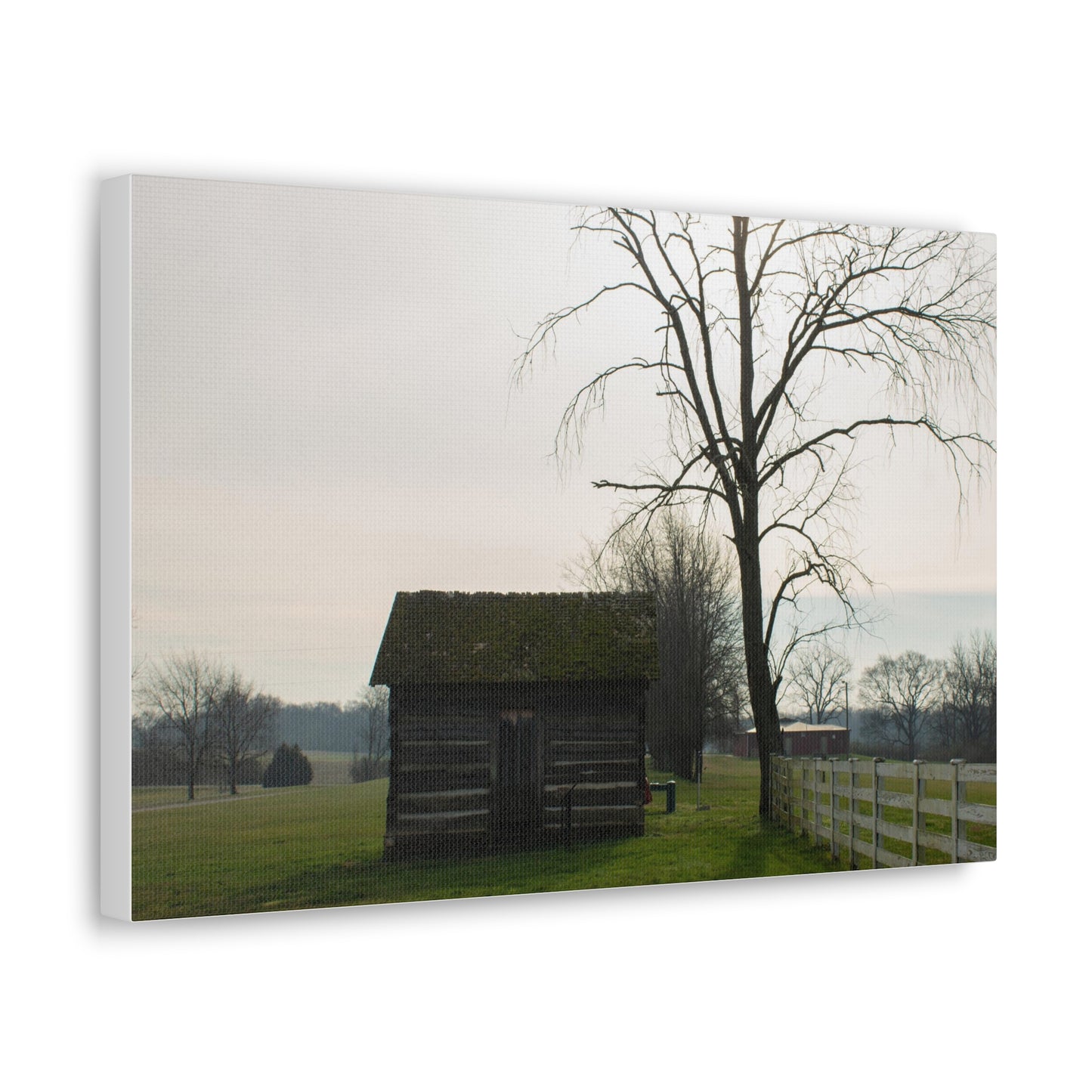 Historical School House Canvas