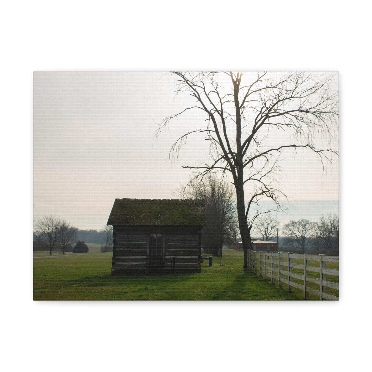 Historical School House Canvas