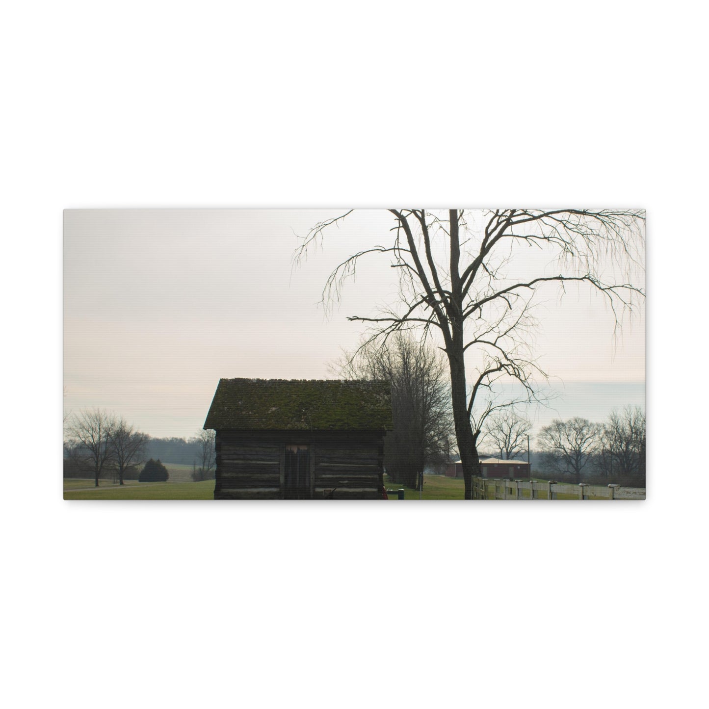 Historical School House Canvas