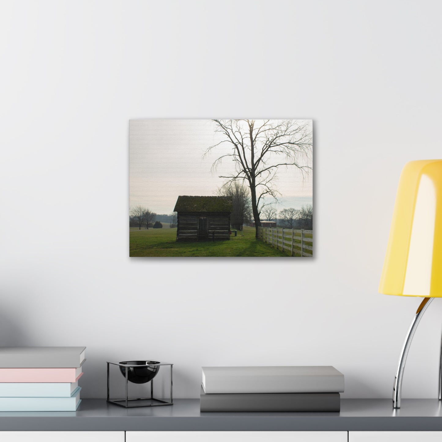 Historical School House Canvas