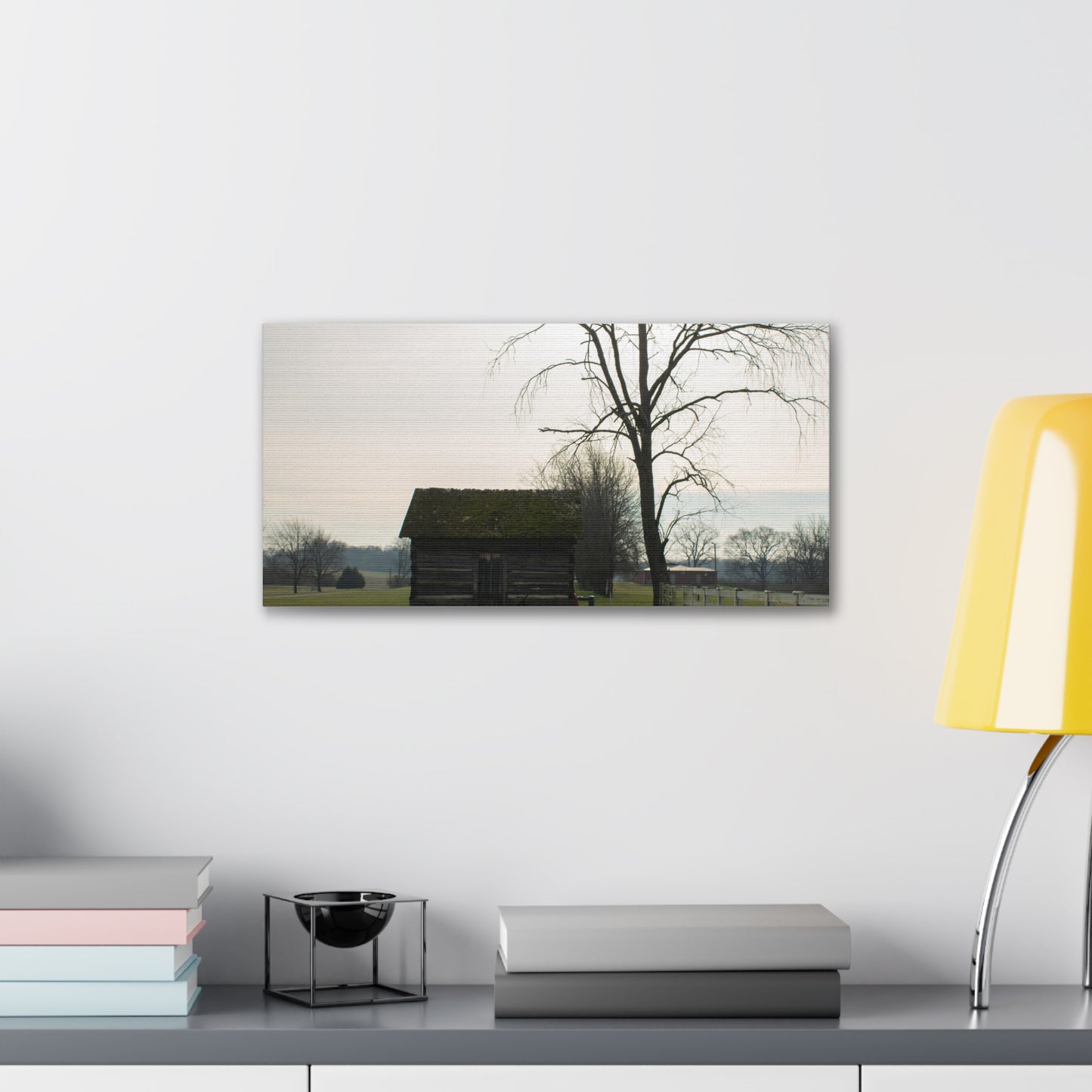 Historical School House Canvas