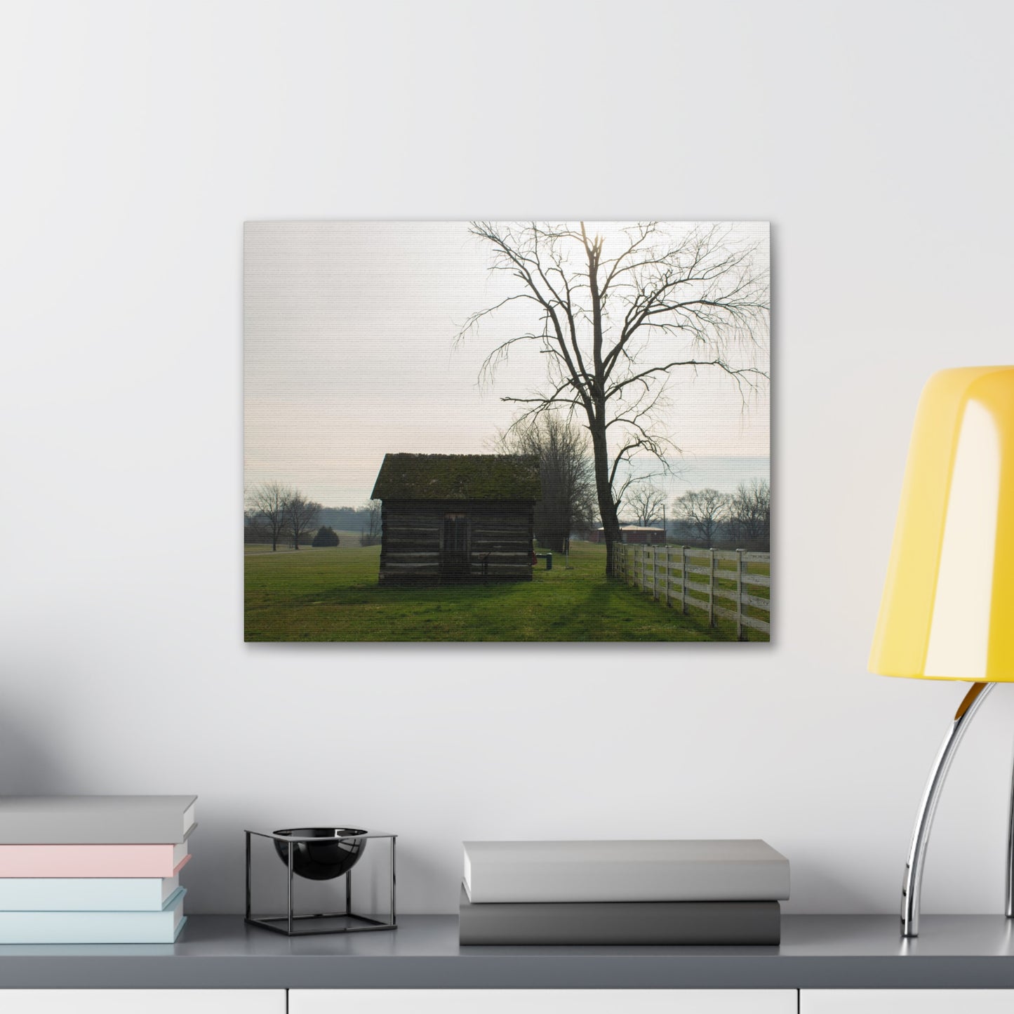 Historical School House Canvas