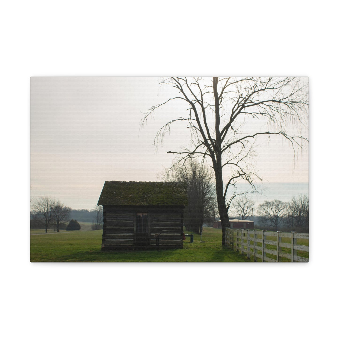 Historical School House Canvas