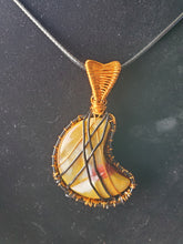 Load image into Gallery viewer, Mookaite Moon Pendant - Moonchild Celestial Creations
