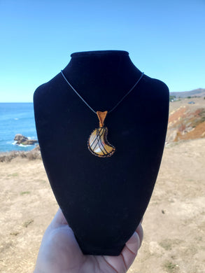 Mookaite Moon Pendant - Moonchild Celestial Creations