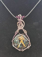 Load image into Gallery viewer, Aquarius Glass Pendant
