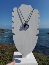 Load image into Gallery viewer, Blue Aventurine Crescent Pendant
