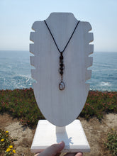 Load image into Gallery viewer, Bloodstone Bead &amp; Moonstone Pendant
