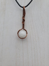 Load image into Gallery viewer, Moonstone Antique Copper Pendant
