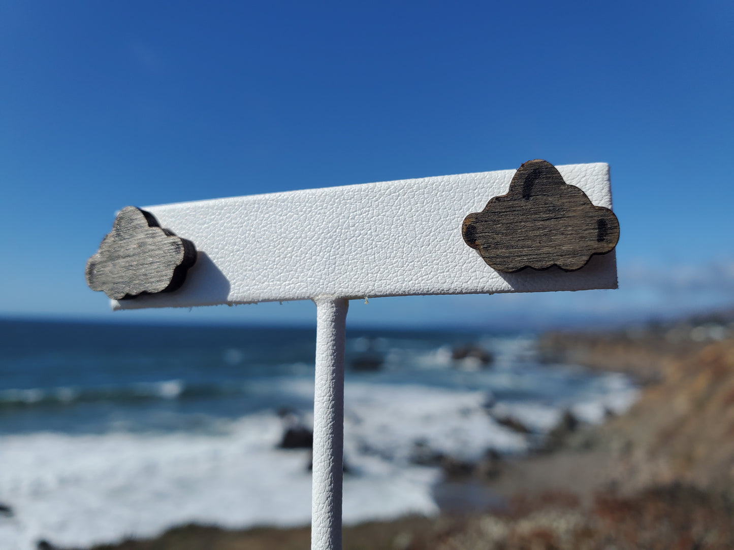 Wooden Cloud Studs