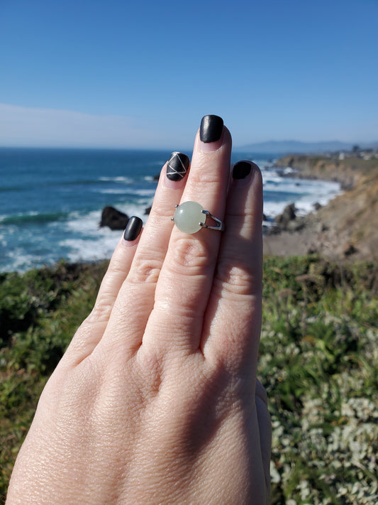 Green Aventurine Ring - Size 8.5