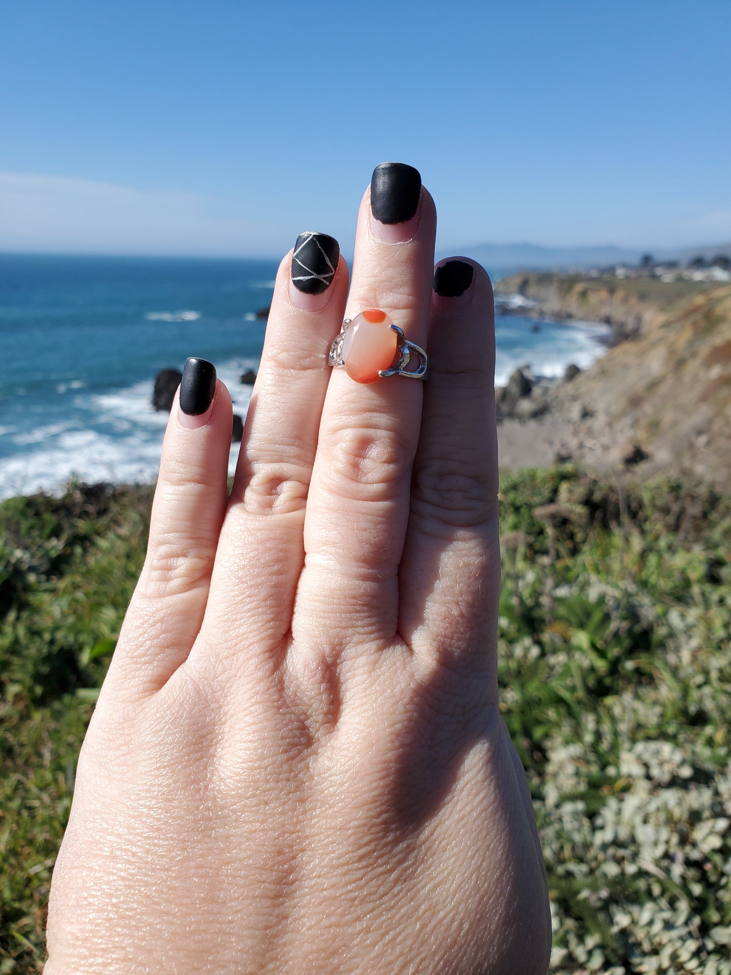 Agate Ring - Size 7.5