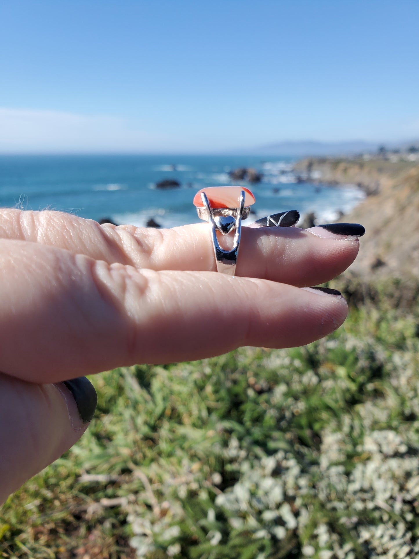 Agate Ring - Size 7.5